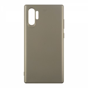Nettech Samsung Galaxy Note 10 Plus Uyumlu Suide Arka Koruma Kılıf (Gold) VR-16919