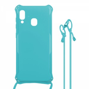 Nettech Samsung Galaxy A30 Uyumlu ipli Nano Arka Koruma Kılıf (Mavi) VR-16958