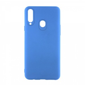 Nettech Samsung Galaxy A20S Uyumlu Suide Arka Koruma Kılıf (Mavi) VR-17657