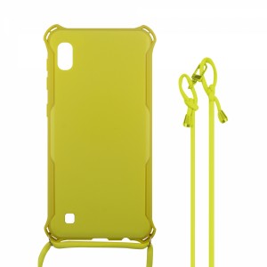 Nettech Samsung Galaxy A10 Uyumlu ipli Nano Arka Koruma Kılıf (Sarı) VR-16967