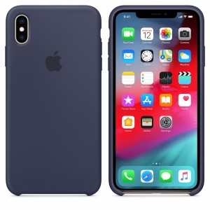 Nettech Apple iPhone XS Max Uyumlu Arka Koruma Arka Koruma Kılıf (Lacivert) VR-17169