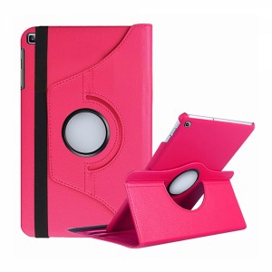 Nettech Samsung Galaxy T510 Tab A 10.1 (2019) Uyumlu 360 Kapaklı Kılıf (Pembe) VR-17287