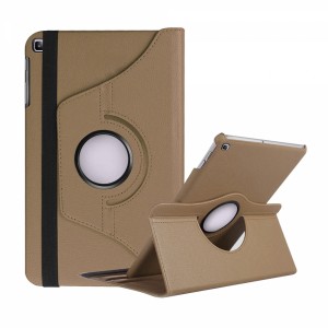 Nettech Samsung Galaxy T510 Tab A 10.1 (2019) Uyumlu 360 Kapaklı Kılıf (Gold) VR-17284