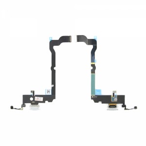 Teknonet Apple iPhone XS Max Uyumlu Filmli Şarj Soketi (Gümüş) VR-17299