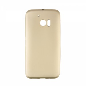 Nettech HTC One M10 Uyumlu Suide Arka Koruma Kılıf (Gold) VR-17018