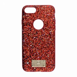 Air Jacket Apple iPhone XS Uyumlu Simli Arka Koruma Kılıf (Kırmızı) VR-17836