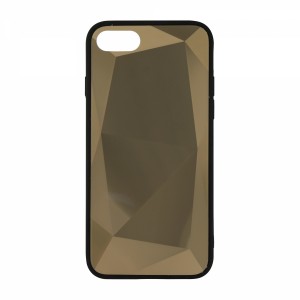 Nettech Apple iPhone 8 Uyumlu Prizma Seri Arka Koruma Kılıf (Gold) VR-17326