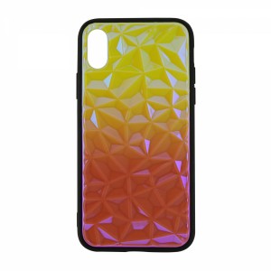 Nettech Apple iPhone XS Uyumlu Prizma Seri Arka Koruma Kılıf (Pembe) VR-17348