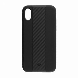 Totu Apple iPhone X Uyumlu Arka Koruma Arka Koruma Kılıf (Siyah) VR-17508
