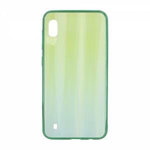 Nettech Samsung Galaxy A10 Uyumlu Degrade Arka Koruma Kılıf (Yeşil) VR-16058
