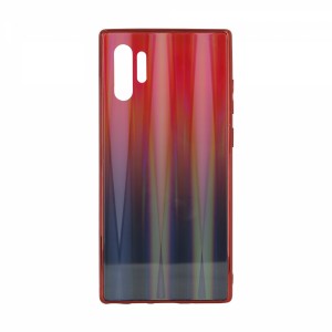 Nettech Samsung Galaxy Note 10 Plus Uyumlu Degrade Arka Koruma Kılıf (Kırmızı) VR-18325