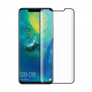 Reros Huawei Mate 20 Pro Uyumlu 3D SuperGlass Full Cam Koruyucu (Siyah) VR-18454