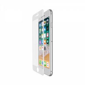 Reros Apple iPhone 7 Uyumlu 3D SuperGlass Full Cam Koruyucu (Beyaz) VR-18459