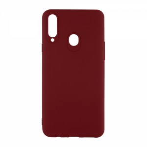 Nettech Samsung Galaxy A20S Uyumlu Suide Arka Koruma Kılıf (Bordo) VR-17658