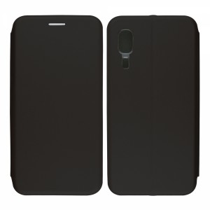 Nettech Samsung Galaxy A2 Core Uyumlu Lüx Seri Kapaklı Kılıf (Siyah) VR-18115