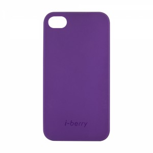 Chtech Apple iPhone 4 Uyumlu Arka Koruma Arka Koruma Kılıf (Mor) NT-4245