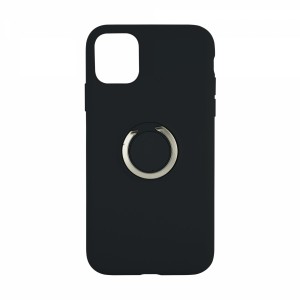 Nettech Apple iPhone 11 Pro Max Uyumlu Nano Ring Arka Koruma Kılıf (Siyah) VR-18408