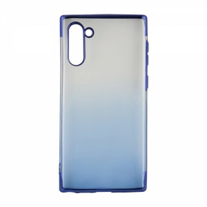 Zore Samsung Galaxy Note 10 Uyumlu Arka Koruma Arka Koruma Kılıf (Mavi) VR-17759