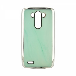Nettech LG G3 Uyumlu Çerçeve Görünümlü Arka Koruma Kılıf (Yeşil) VR-7934