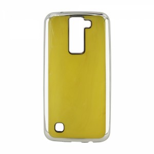 Nettech LG K8 (K350) Uyumlu Arka Koruma Arka Koruma Kılıf (Gold) VR-7902