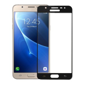 Helt Samsung Galaxy J710 J7 2016 Uyumlu 3D SuperGlass Full Cam Koruyucu (Siyah) NT-17138