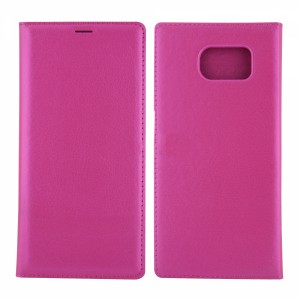 Nettech Samsung Galaxy G925 S6 Edge Uyumlu Kapaklı Kılıf Kapaklı Kılıf (Pembe) NT-12686