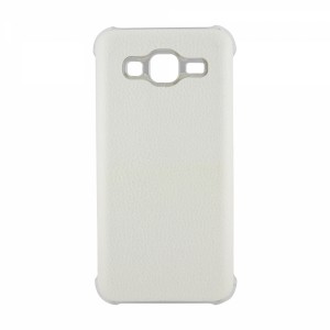 Nettech Samsung Galaxy J500 J5 Uyumlu Arka Koruma Arka Koruma Kılıf (Beyaz) NT-8836