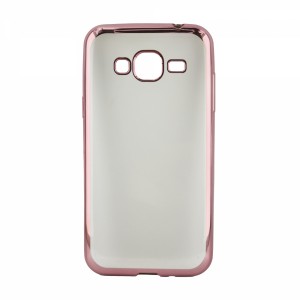 Chtech Samsung Galaxy J300 J3 Uyumlu Arka Koruma Arka Koruma Kılıf (Rose Gold) NT-5108