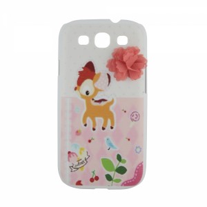 Chtech Samsung Galaxy i9300 S3 Uyumlu Desenli Seri Arka Koruma Kılıf (Karışık/Çok Renkli) NT-5384