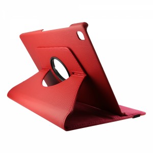Nettech Samsung Galaxy Tab S5E Sm-T720 (2019) Uyumlu 360 Kapaklı Kılıf (Kırmızı) VR-19165