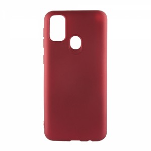 Nettech Samsung Galaxy M30S Uyumlu Suide Arka Koruma Kılıf (Bordo) VR-18982