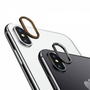 Teknonet Apple iPhone XS Uyumlu Kamera Camı (Gold) VR-19345