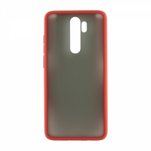 Nettech Xiaomi Redmi Note 8 Pro Uyumlu Montreal Seri Arka Koruma Kılıf (Kırmızı) VR-19248