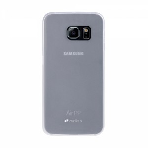 Nettech Samsung Galaxy G925 S6 Edge Uyumlu Arka Koruma Arka Koruma Kılıf (Beyaz) VR-8396