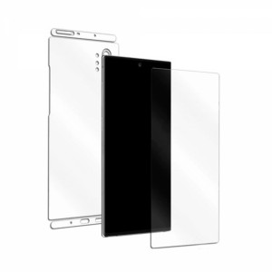Exquıs Samsung Galaxy Note 10 Plus Uyumlu Ön ve Arka Koruma 360 Full Kaplama (Şeffaf) VR-19487