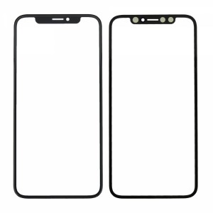 Teknonet Apple iPhone X Uyumlu Dokunmatik Lens + Oca + Çerçeve (Siyah) VR-19501