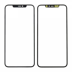 Teknonet Apple iPhone 11 Pro Max Uyumlu Dokunmatik Lens + Oca + Çerçeve (Siyah) VR-19502