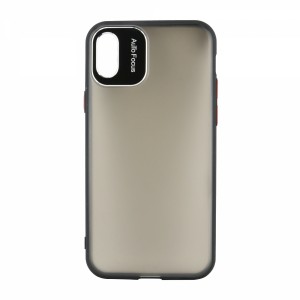 Nettech Apple iPhone XS Max Uyumlu Matte Seri Arka Koruma Kılıf (Siyah) VR-19543
