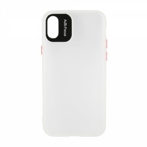 Nettech Apple iPhone XS Max Uyumlu Matte Seri Arka Koruma Kılıf (Şeffaf) VR-19546