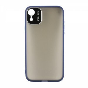 Nettech Apple iPhone XR Uyumlu Matte Seri Arka Koruma Kılıf (Mavi) VR-19534