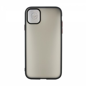 Nettech Apple iPhone 11 Pro Max Uyumlu Matte Glas Seri Arka Koruma Kılıf (Siyah) VR-19561