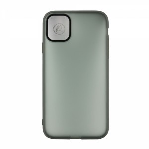 Nettech Apple iPhone 11 Pro Uyumlu Matte Glas Seri Arka Koruma Kılıf (Yeşil) VR-19558