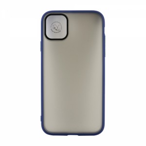 Nettech Apple iPhone 11 Pro Uyumlu Matte Glas Seri Arka Koruma Kılıf (Mavi) VR-19559