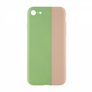 Nettech Apple iPhone 7 Uyumlu Manyetik Nature Seri Arka Koruma Kılıf (Yeşil-Pembe) VR-19616