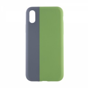 Nettech Apple iPhone X Uyumlu Manyetik Nature Seri Arka Koruma Kılıf (Gri-Yeşil) VR-19622