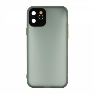 Nettech Apple iPhone XS Max Uyumlu Matte Frame Seri Arka Koruma Kılıf (Yeşil) VR-19733