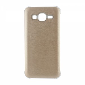 Nettech Samsung Galaxy J500 J5 Uyumlu Arka Koruma Arka Koruma Kılıf (Altın/Dore) NT-8833
