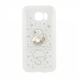 Nettech Samsung Galaxy G920 S6 Uyumlu Taşlı Seri Arka Koruma Kılıf (Şeffaf) NT-10331