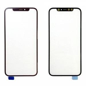 Teknonet Apple iPhone X Uyumlu Dokunmatik Lens + Oca (Siyah) VR-7443