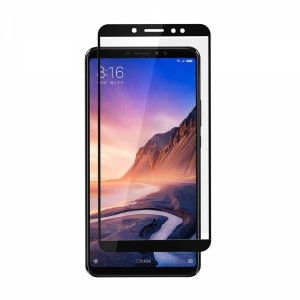 Nettech Xiaomi Mi Max 3 Uyumlu 5D Glas Full Cam Koruyucu (Siyah) VR-14868
